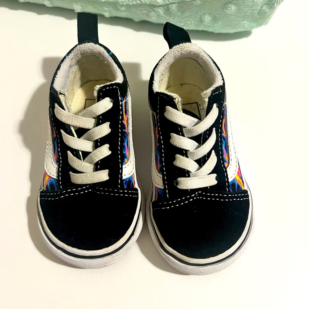 Vans with Flames